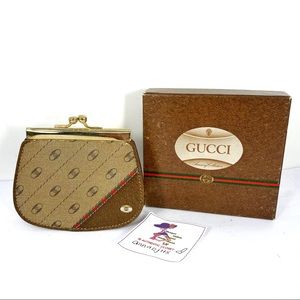 Gucci Authentic Kiss-lock coin purse Vintage